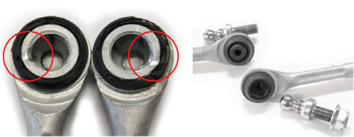 MOOG - Correct Fitting Position for Link Stabilizers - Audi A6 / Mercedes C-Classe