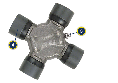 Détails produit des joints universels anti-corrosion galvanique MOOG