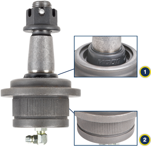 Détails produit des rotules MOOG
